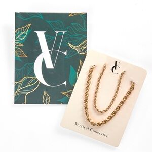 Vertical Collective Vera Braided
Necklace Set